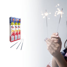 Load image into Gallery viewer, 10 Inch Gold Wire Sparklers (96 Pack)
