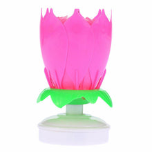 Load image into Gallery viewer, Musical Flower Birthday Candle (Pink)
